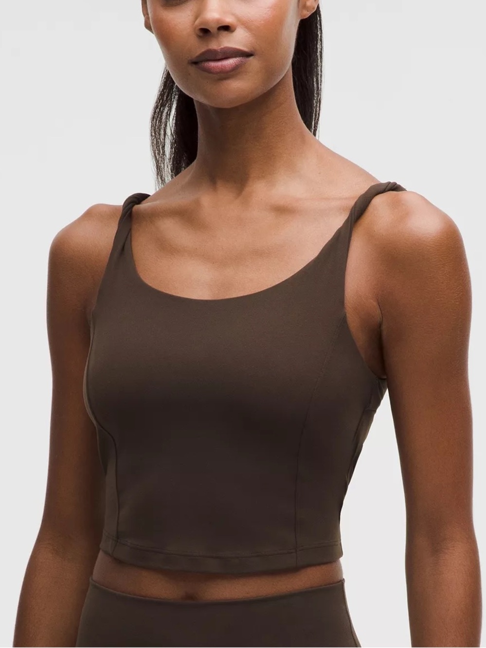 Lululemon brown twist tank